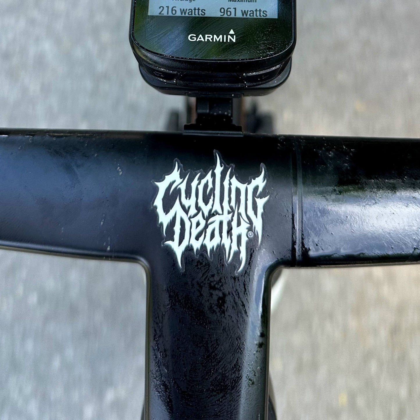 Cycling Death Stem Sticker