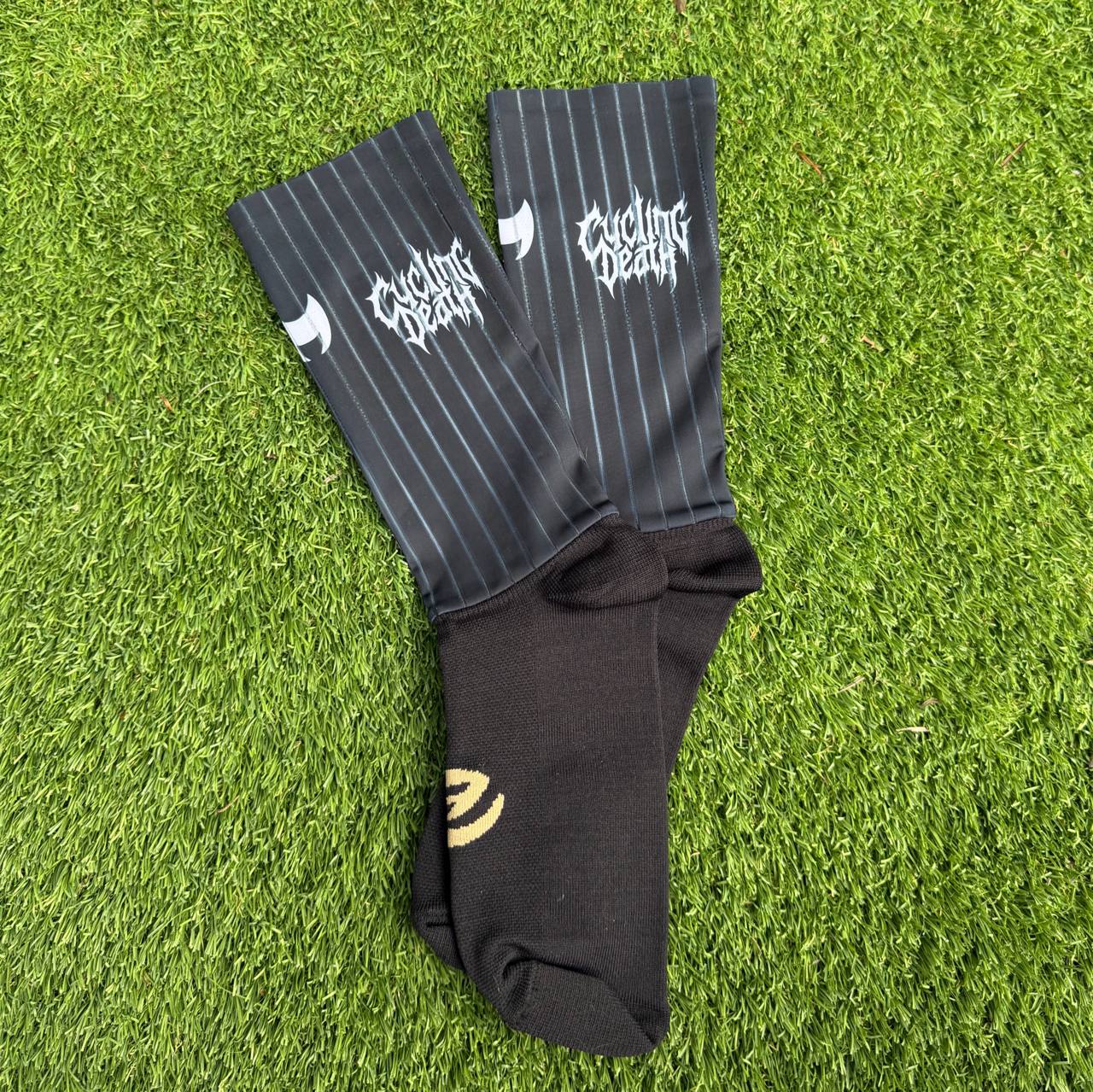Cycling Death Black Aero Socks
