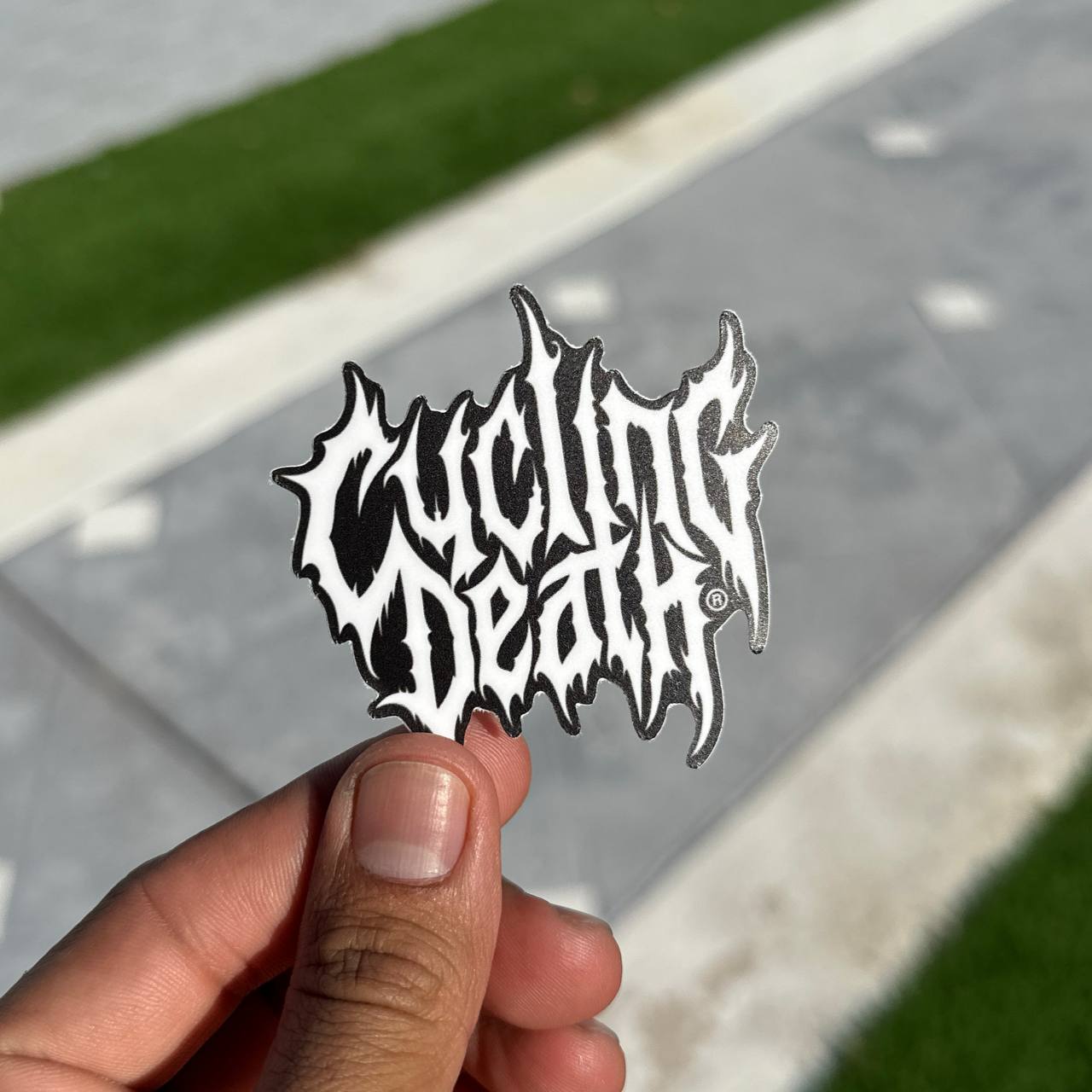 Cycling Death Sticker